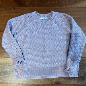 MADEWELL Pink Knit Sweater - NEVER BEEN WORN